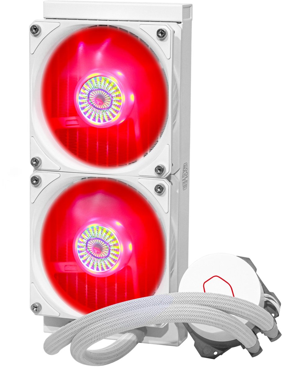 Coolermaster Cooler Master MasterLiquid ML240L V2 RGB White Edition - 240mm