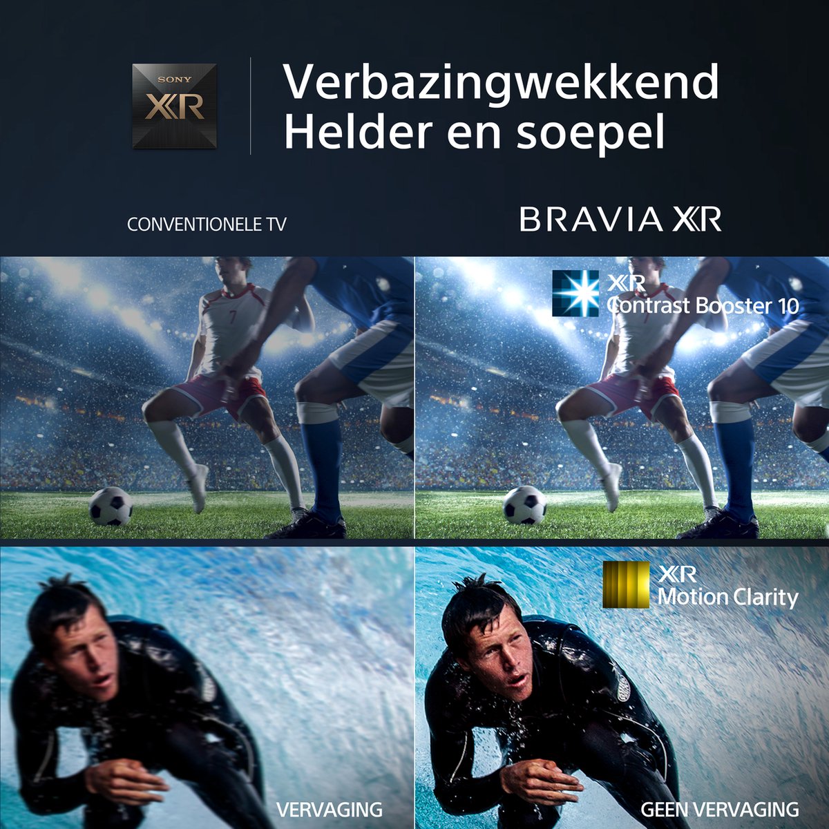 Sony - TV LED 139 Cm (55") BRAVIA XR-55X90L, UHD 4K HDR, Smart TV, Google TV - Silver