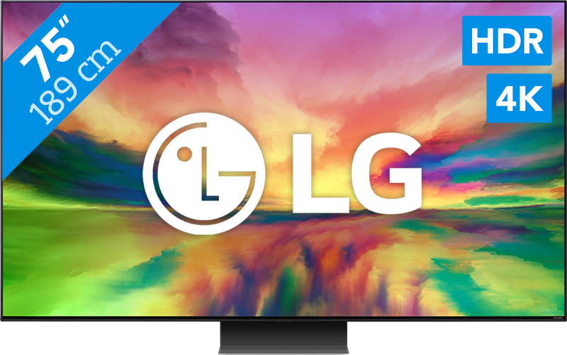 LG - TV QNED 189 Cm (75") 75QNED816 4K, HDR10, Dolby Digital Plus, Smart TV, WebOS23