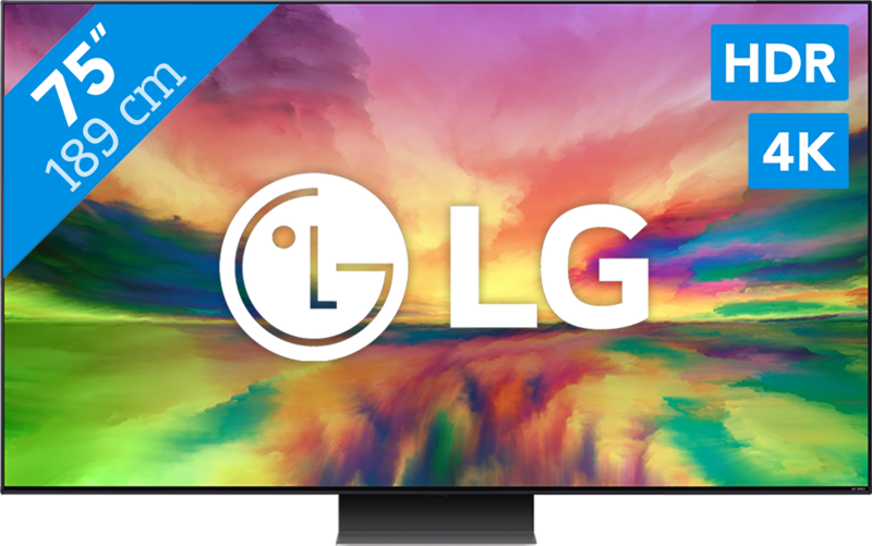 LG - TV QNED 189 Cm (75") 75QNED816 4K, HDR10, Dolby Digital Plus, Smart TV, WebOS23