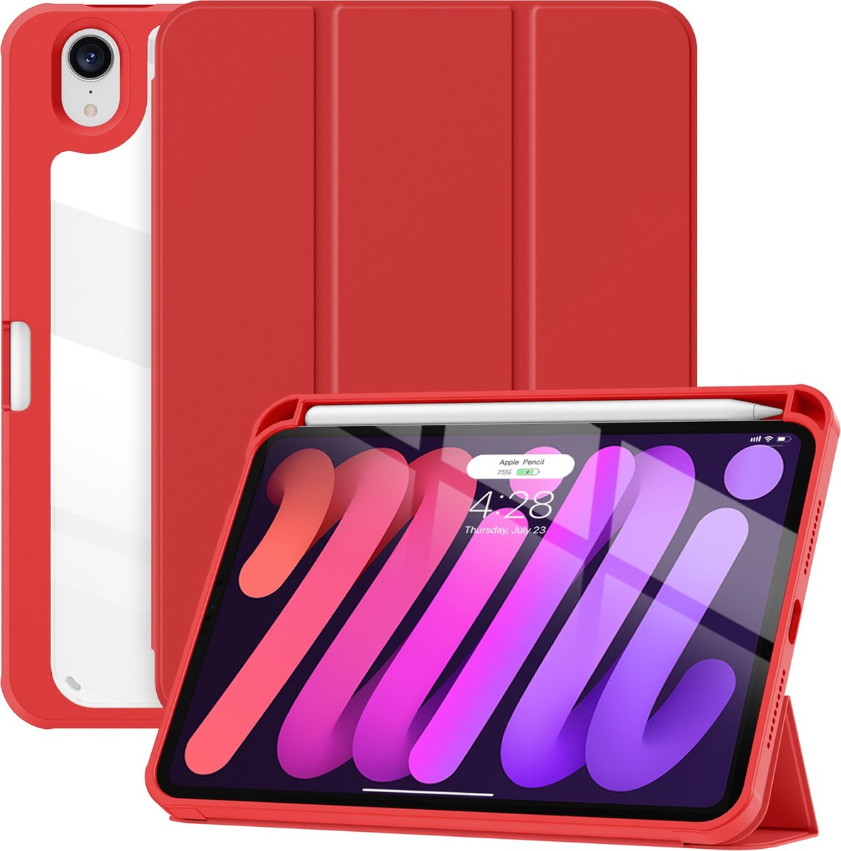 Solidenz Hybrid Hoes iPad Mini 6 - Rood