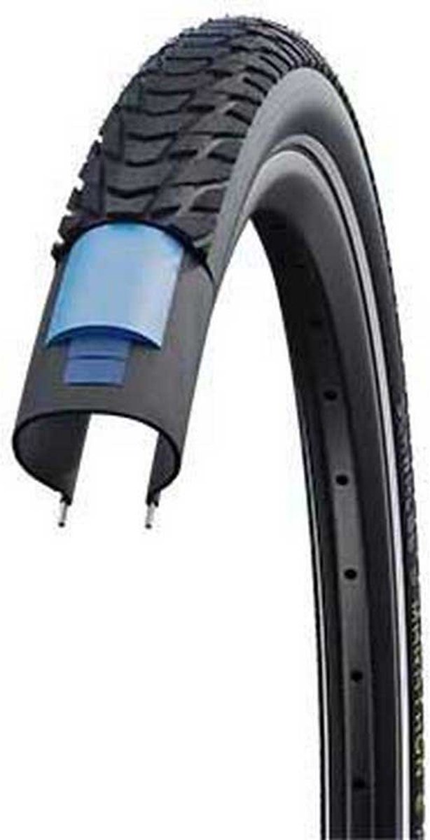 Schwalbe buitenband Marathon E-Plus 28 x 1.75 (47-622) RS - Zwart