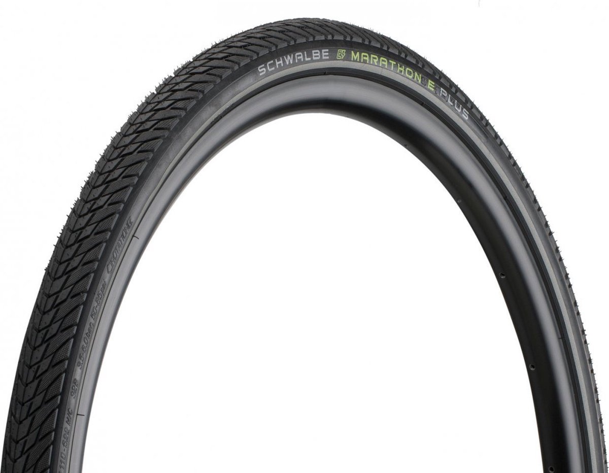 Schwalbe buitenband Marathon E-Plus 28 x 1.75 (47-622) RS - Zwart
