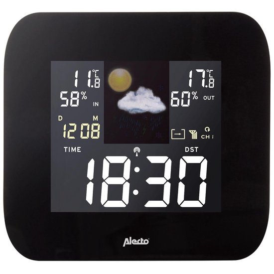 Alecto WS-1850 - Zwart