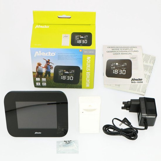 Alecto WS-1850 - Zwart