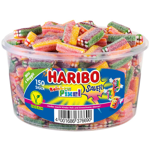 HARIBO - Rainbow Pixel Zuur - 150 stuks