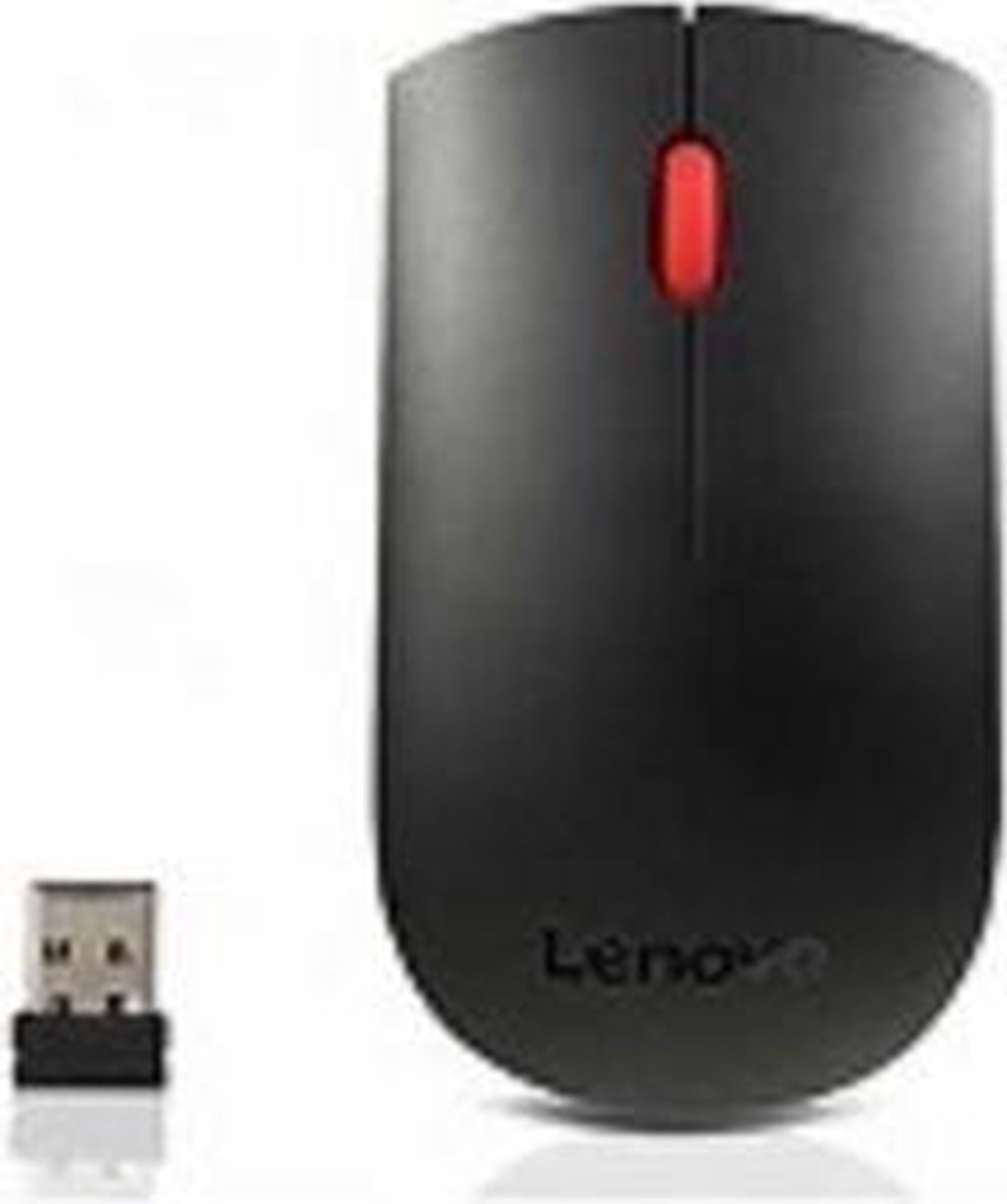 Lenovo 4X30M56887 muis RF Draadloos Optisch 1200 DPI Ambidextrous - Zwart