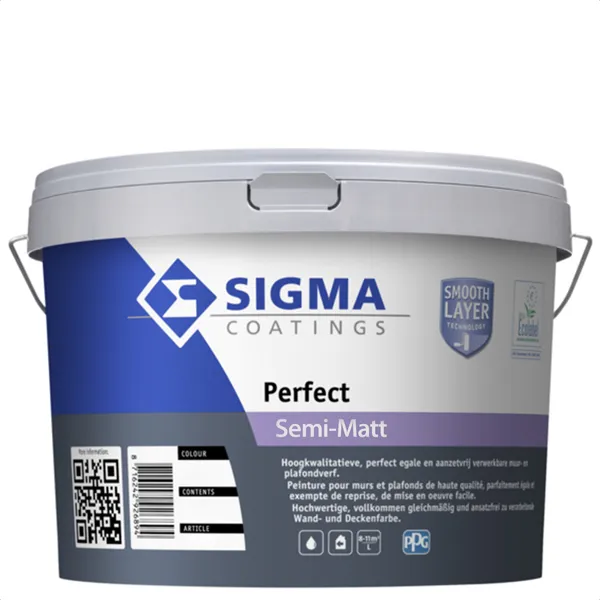 Sigma Perfect Semi-Matt - Mengkleur - 2,5 l