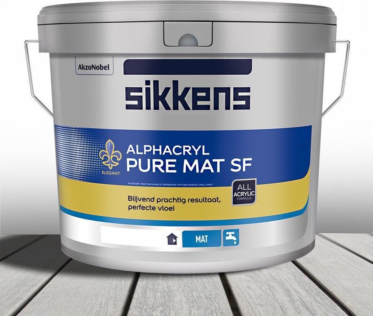 Sikkens Alphacryl Pure Mat SF - Mengkleur - 10 l