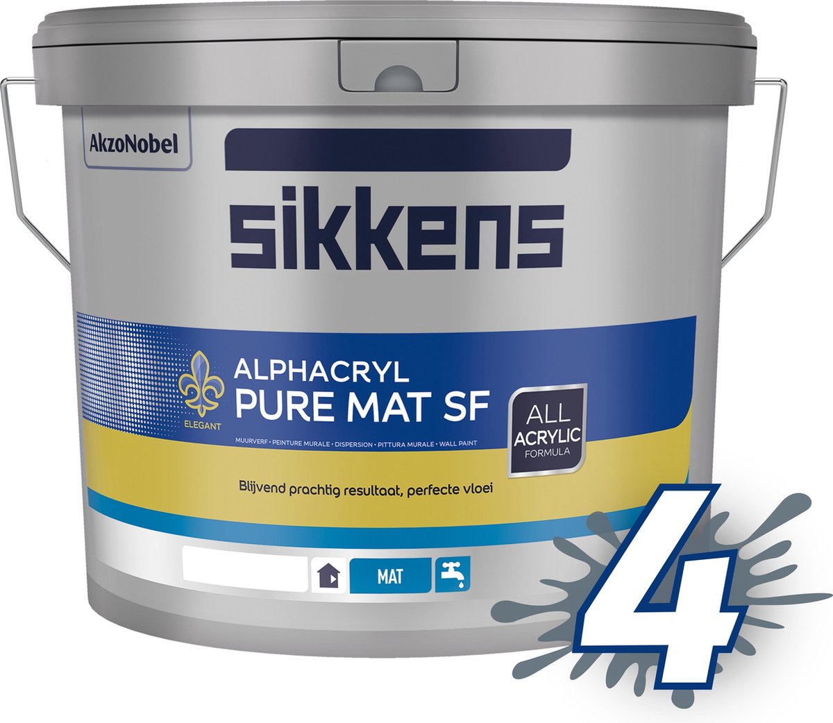 Sikkens Alphacryl Pure Mat SF - Wit - 10 l