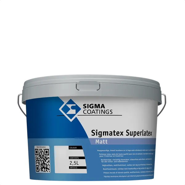 Sigma tex Superlatex Matt - Mengkleur - 2,5 l