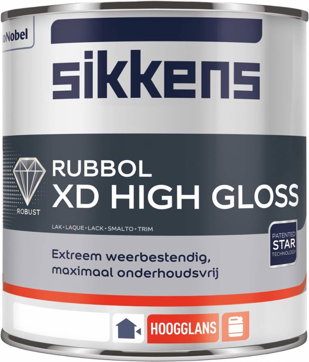 Sikkens Rubbol XD High Gloss - Mengkleur - 2,5 l