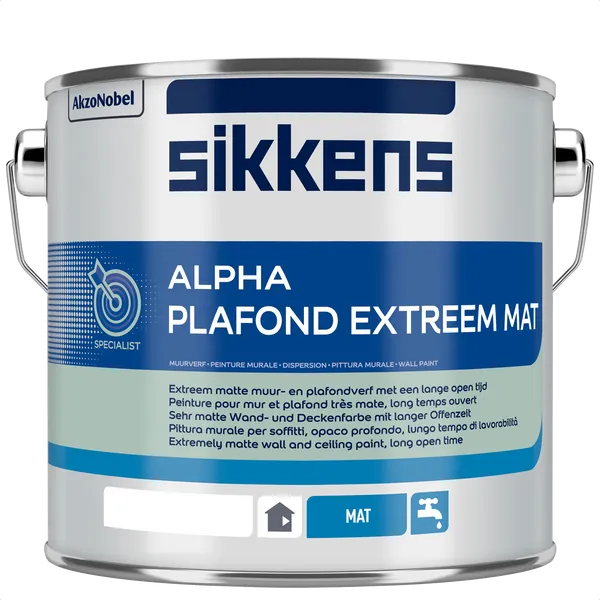 Sikkens Alpha Plafond Extreem Mat - Mengkleur - 2,5 l