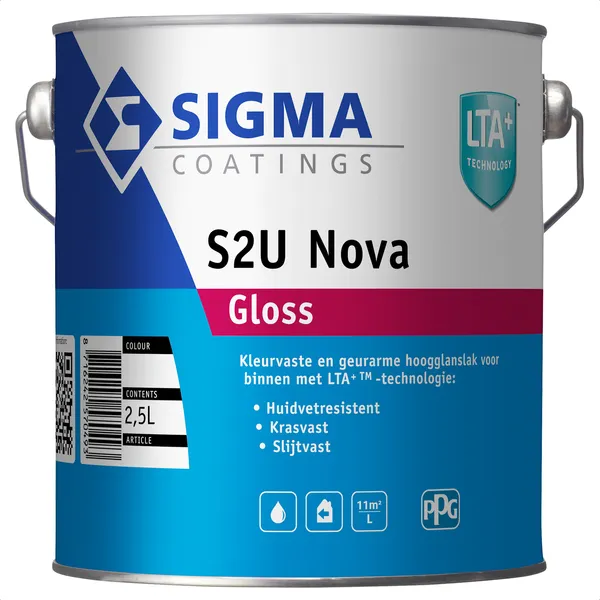 Sigma S2U Nova Gloss - Mengkleur - 2,5 l