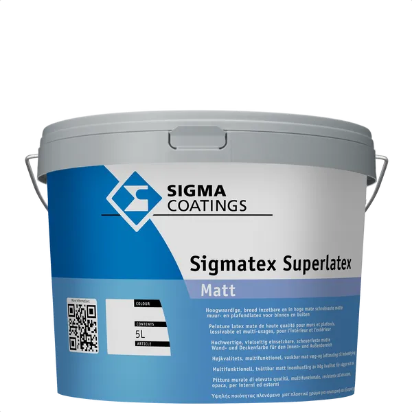 Sigma tex Superlatex Matt - Mengkleur - 5 l