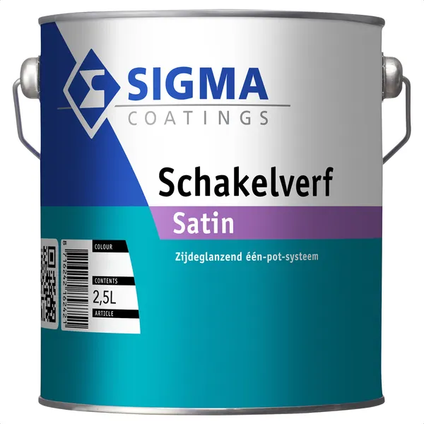 Sigma Schakelverf Satin - Mengkleur - 2,5 l