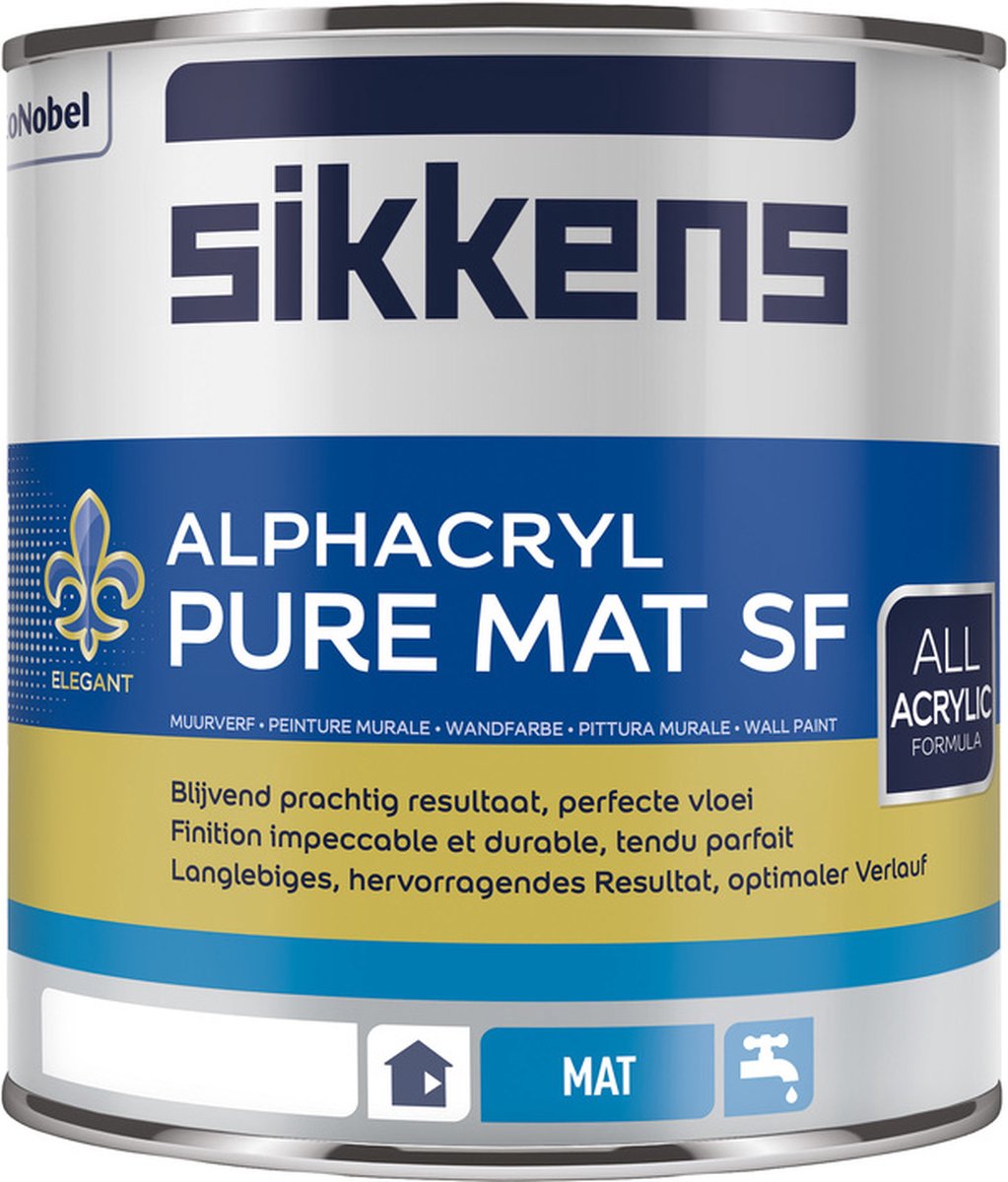 Sikkens Alphacryl Pure Mat SF - Mengkleur - 5 l