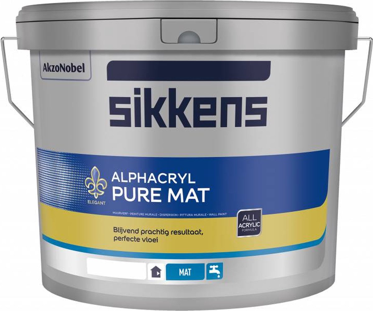 Sikkens Alphacryl Pure Mat SF - Mengkleur - 5 l