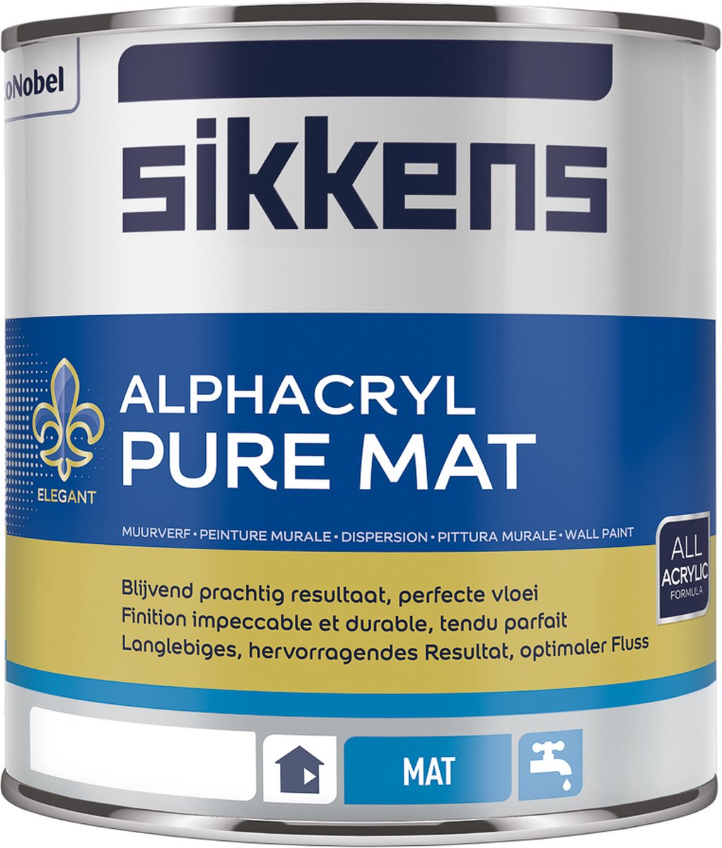 Sikkens Alphacryl Pure Mat SF - Mengkleur - 5 l