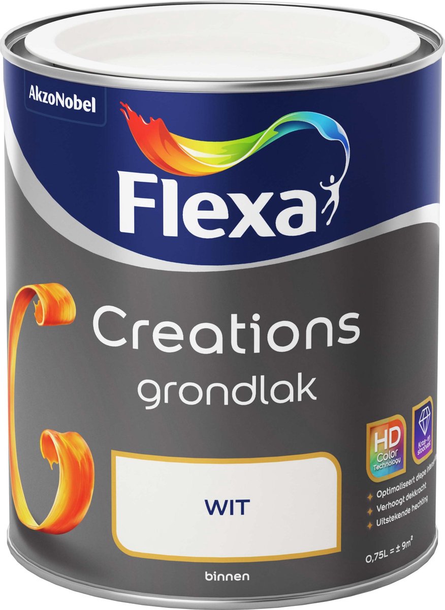 Flexa Creations Grondlak - Wit - 750 ml