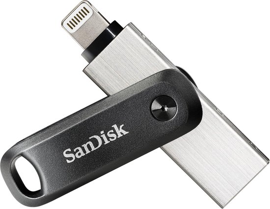 Sandisk iXpand GO Flash drive 3.0 256GB - Negro