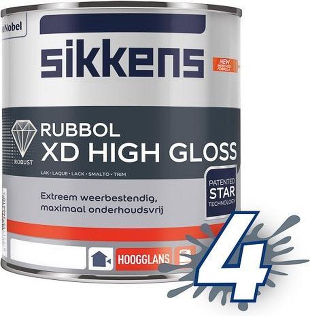 Sikkens Rubbol XD High Gloss - Mengkleur - 1 l