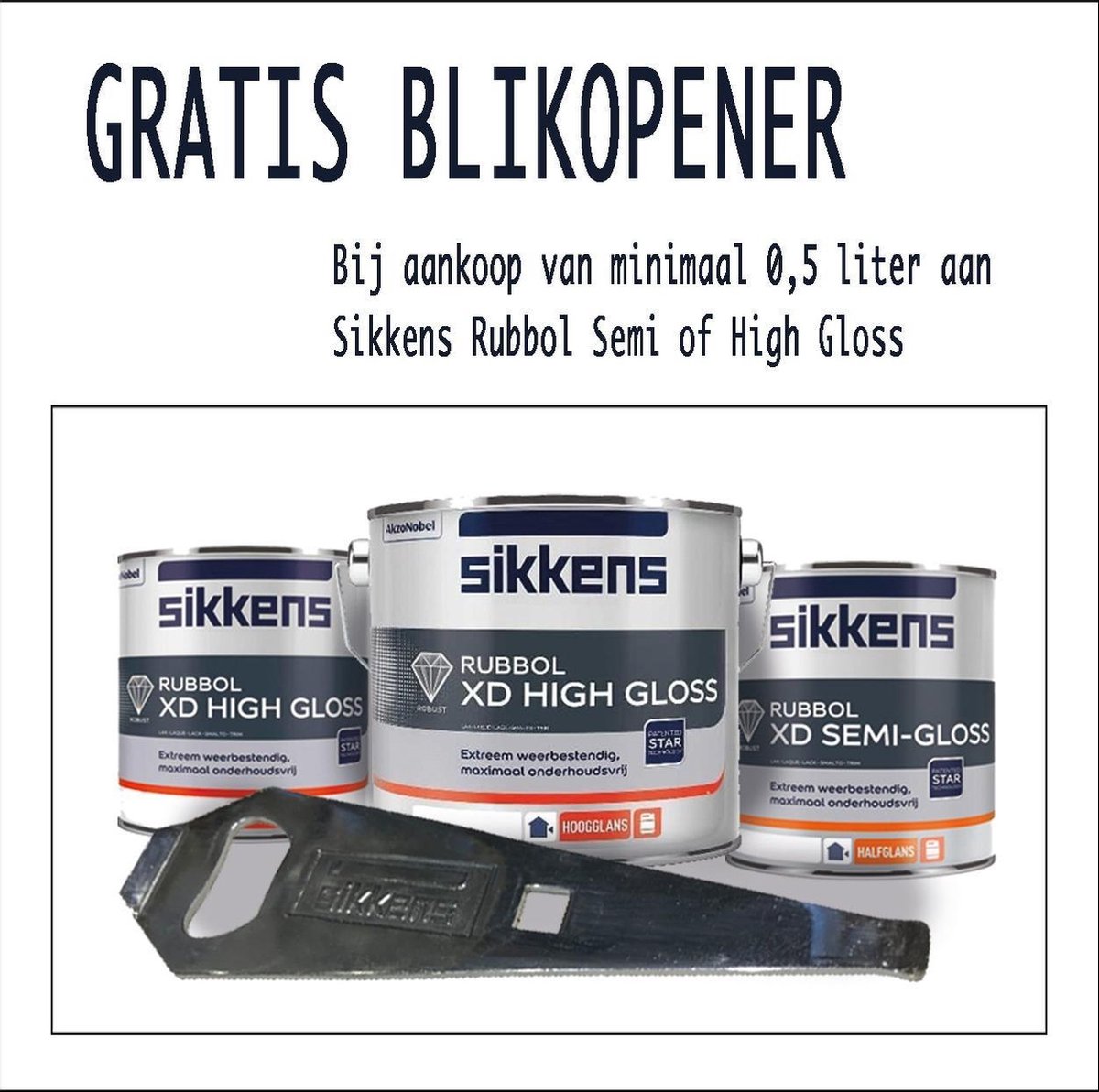 Sikkens Rubbol XD High Gloss - Mengkleur - 500 ml