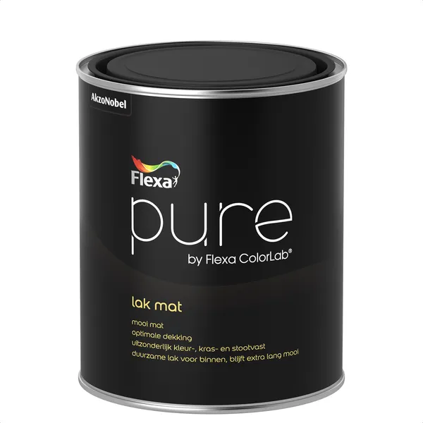 Flexa Pure Lak Mat - Mengkleur - 1 l