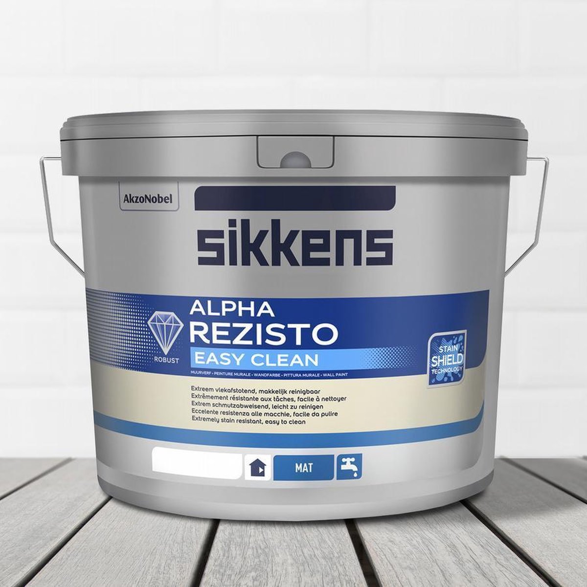 Sikkens Alpha Rezisto Easy Clean - Mengkleur - 10 l