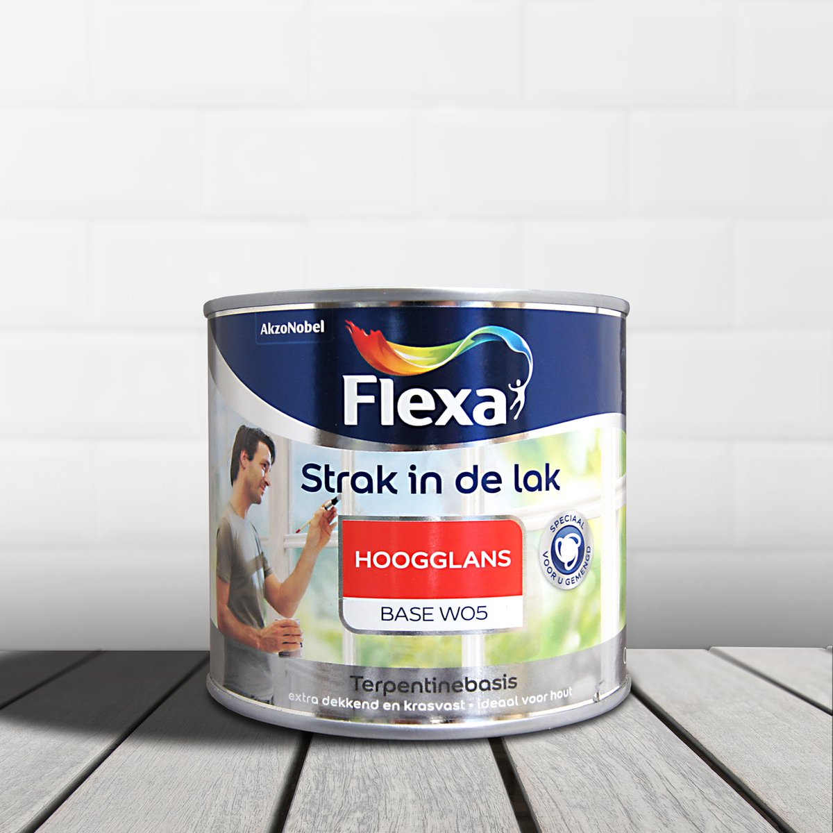 Flexa Strak in de lak hoogglans - Mengkleur - 1 l