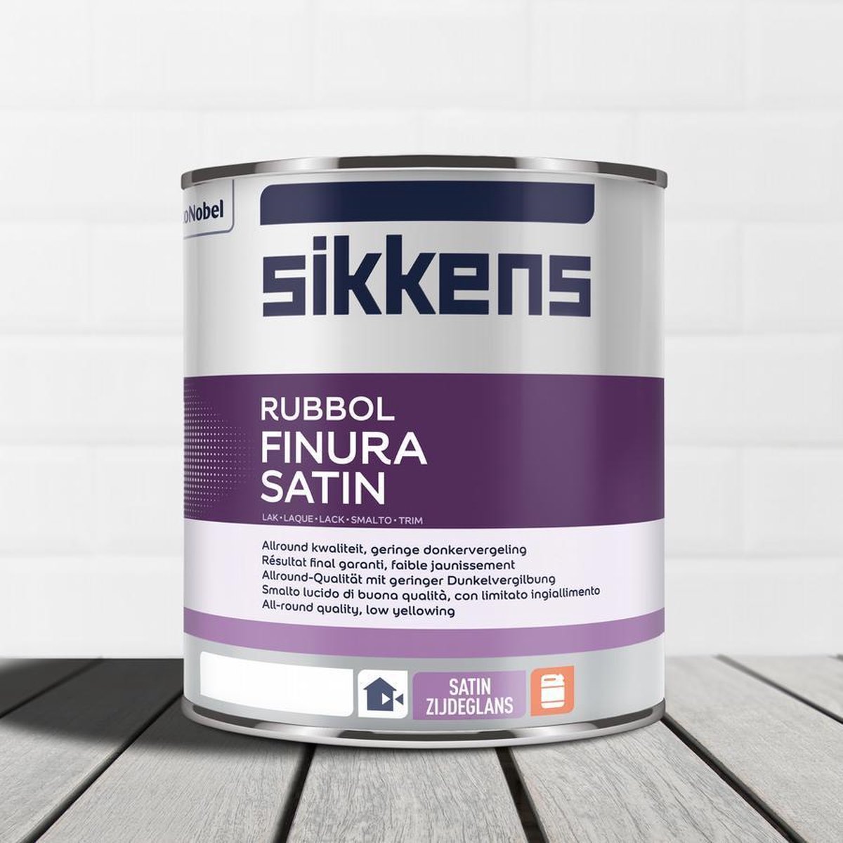 Sikkens Rubbol Finura Satin - Mengkleur - 1 l