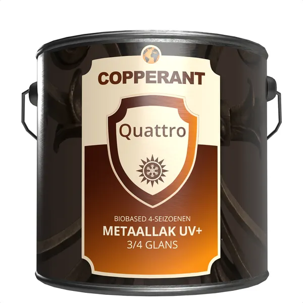 Copperant Quattro Metaallak UV+ - Mengkleur - 2,5 l