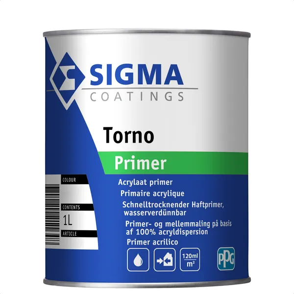 Sigma Torno Aqua Primer - Mengkleur - 1 l