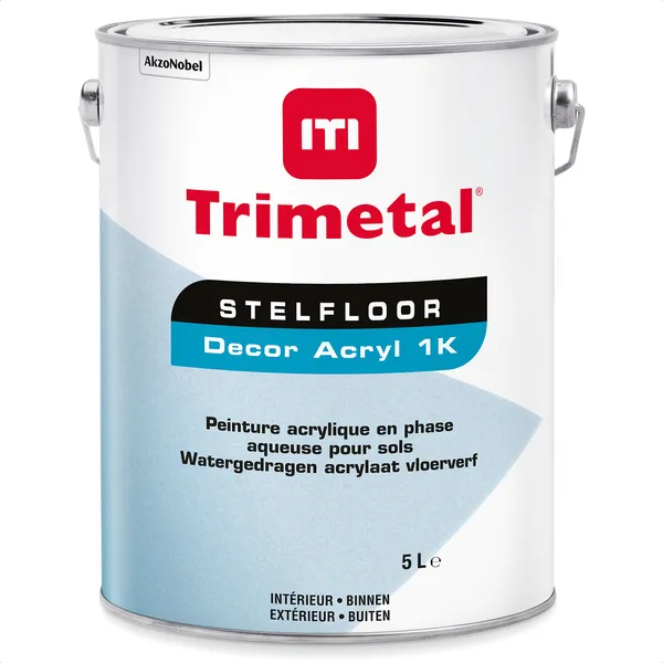 Trimetal Stelfloor Decor Acryl 1K - Mengkleur - 5 l