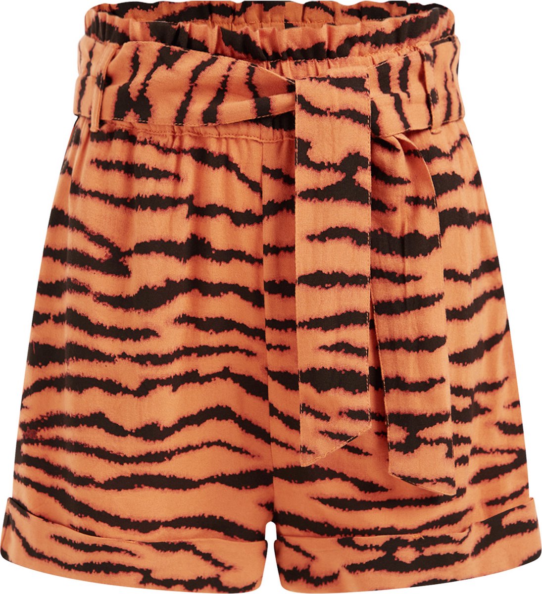 WE Fashion Korte broek - Bruin