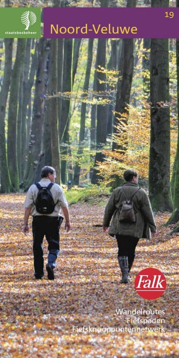 Falk Staatsbosbeheer wandelkaart 19 Noord-Veluwe