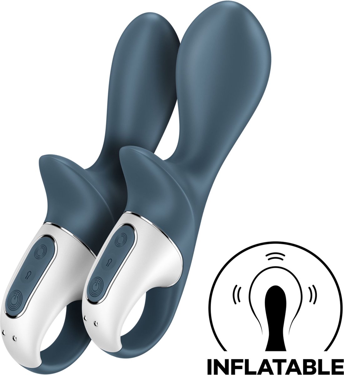SATISFYER Air Pump Booty 2 - Dark Grey - Grijs