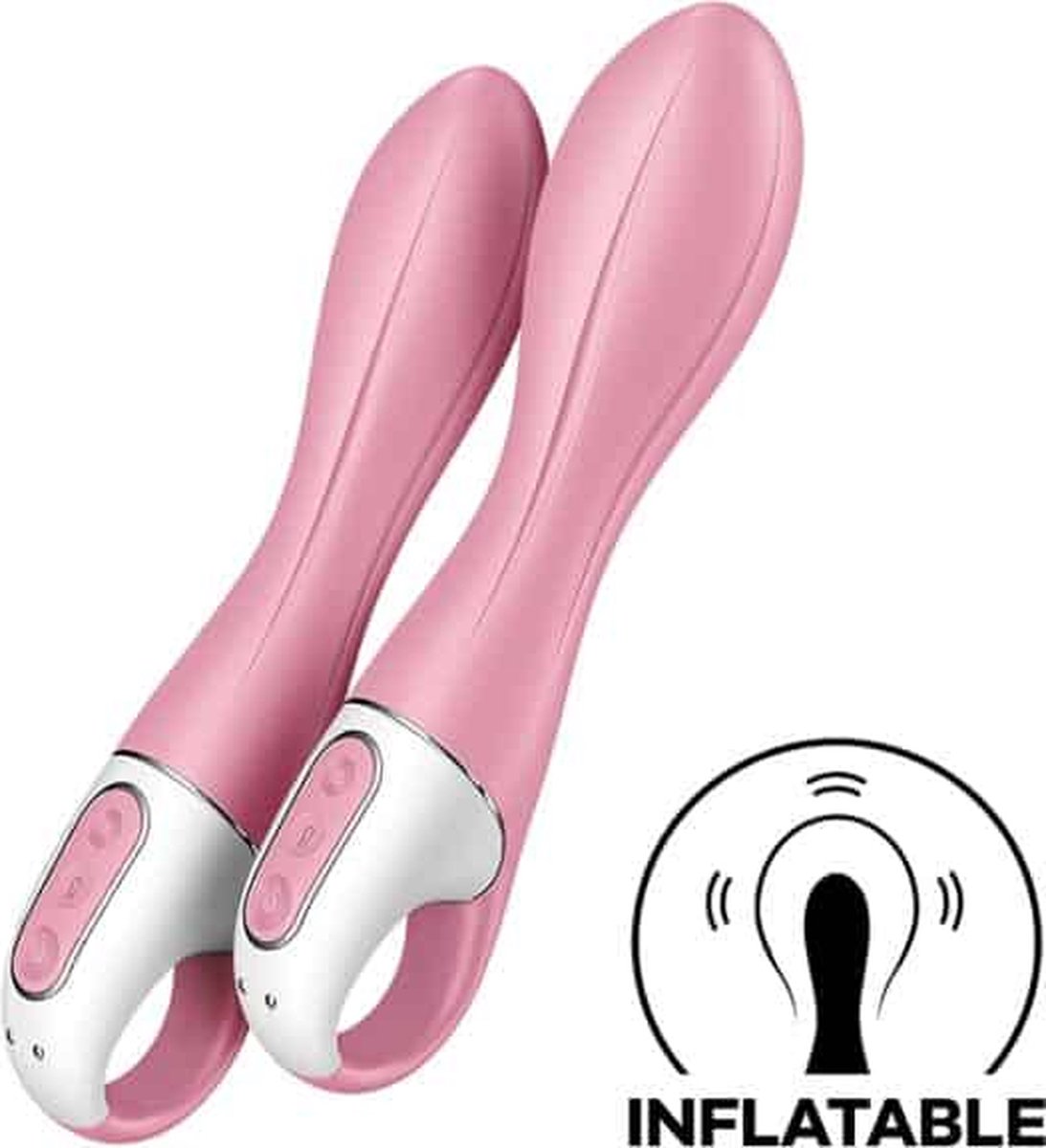 SATISFYER Air Pump Vibrator 2 - Light Red - Roze