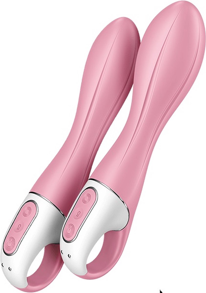 SATISFYER Air Pump Vibrator 2 - Light Red - Roze