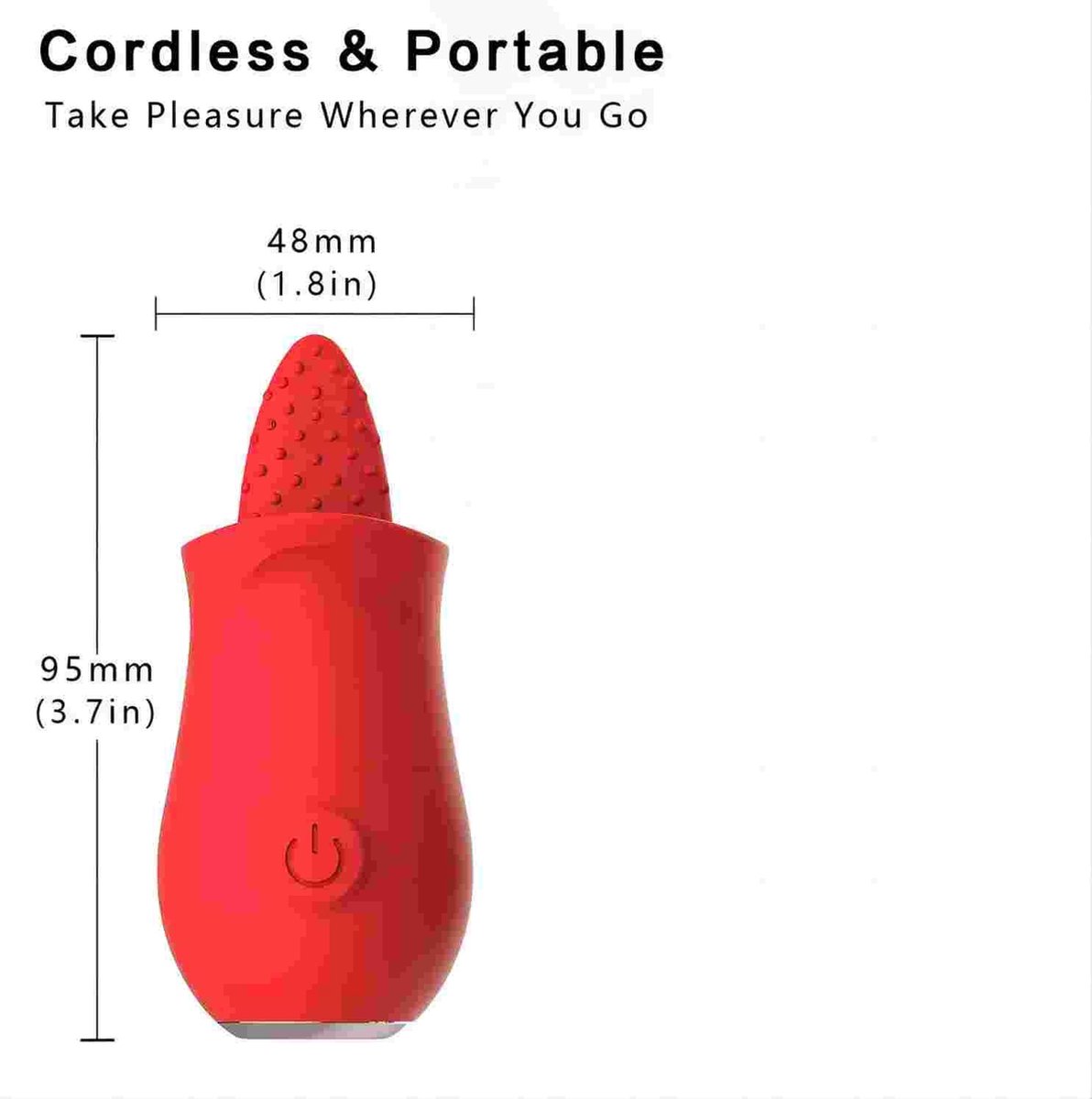 Tracy's Dog - Licky Tong Vibrator - Roze