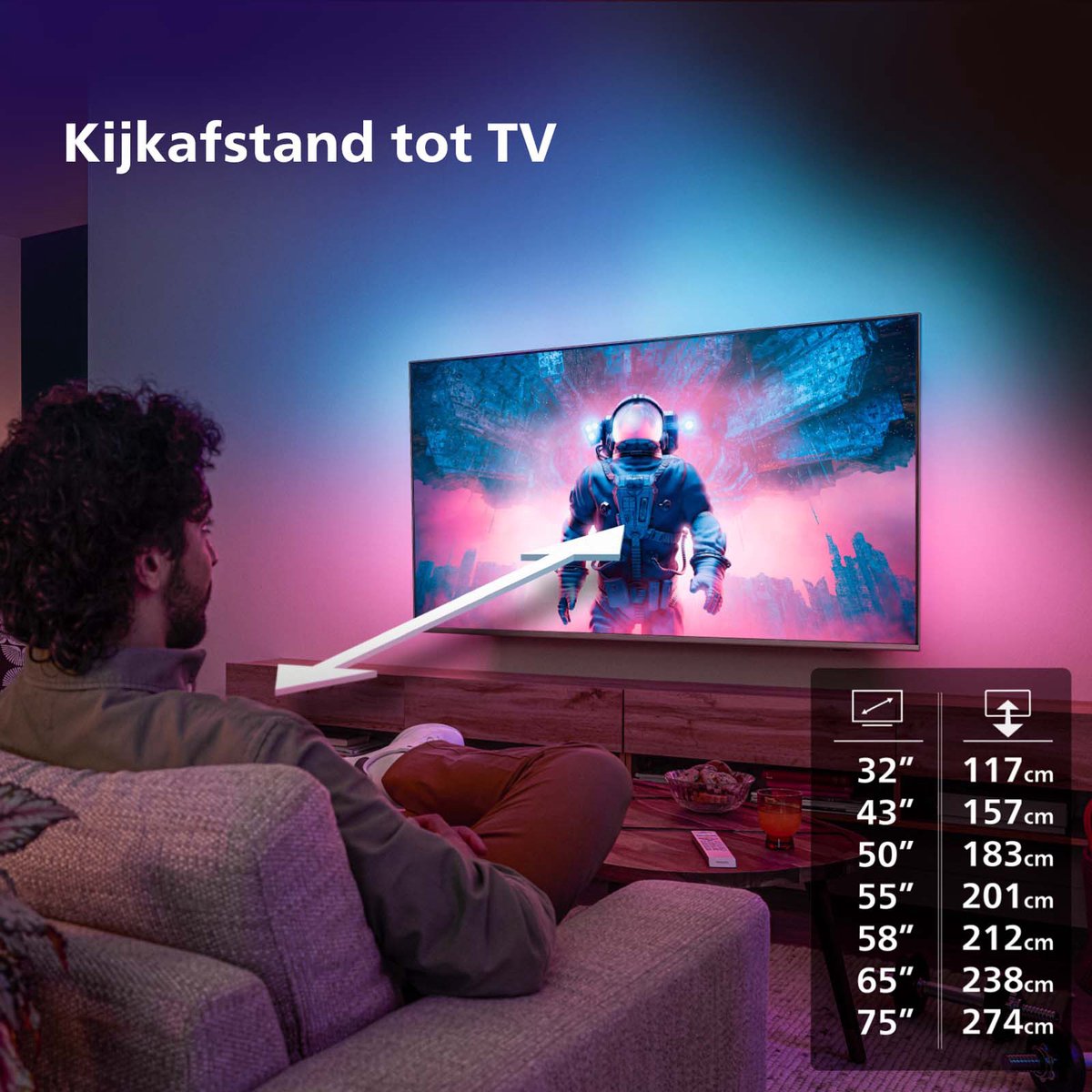 Philips 32PFS6908 Full HD TV (2023) - Zwart