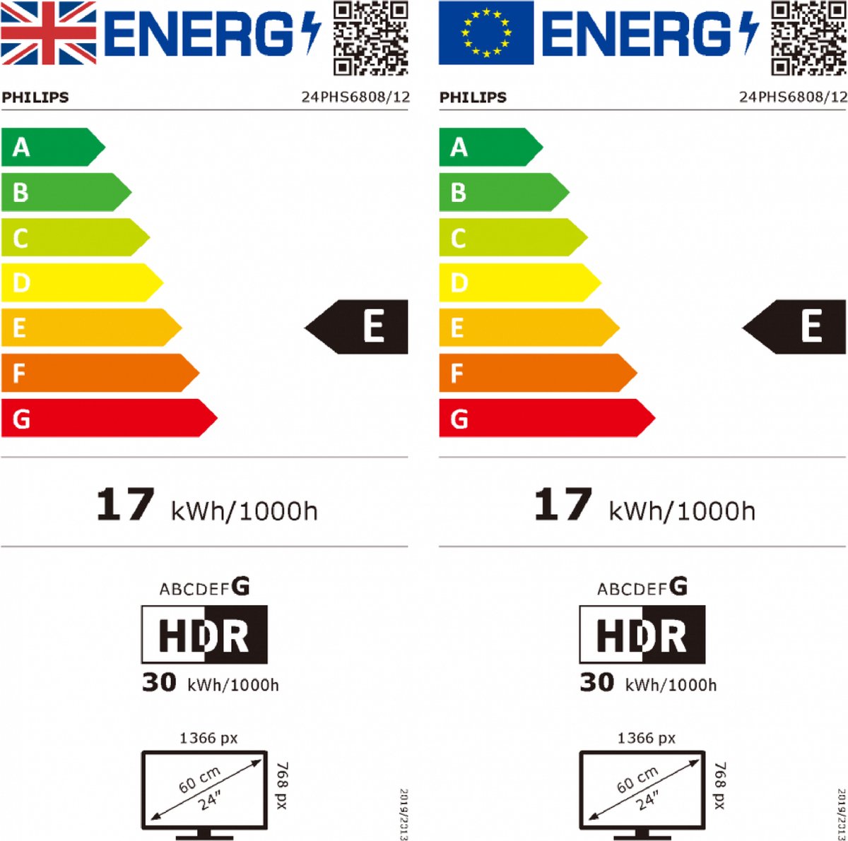 Philips 24PHS6808 HD TV (2023) - Zwart
