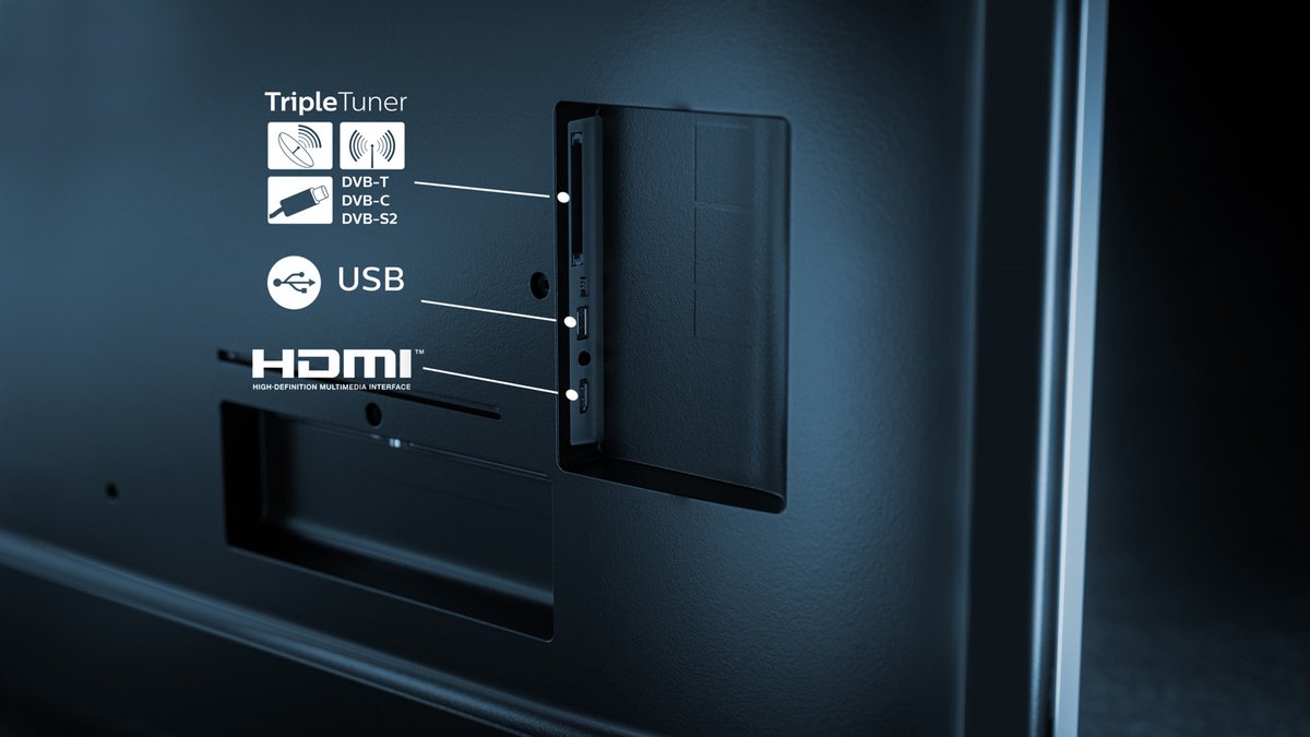 Philips 32PHS6808 HD TV (2023) - Zwart