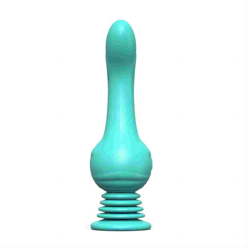 Tracy's Dog - Trat Dildo Vibrator - Zacht - Groen