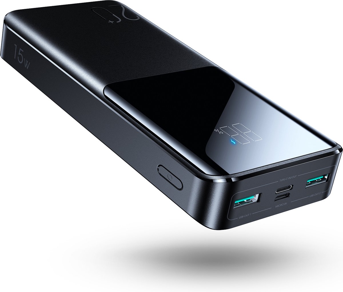 Joyroom Powerbank - Zwart - 15W - 20000mAh