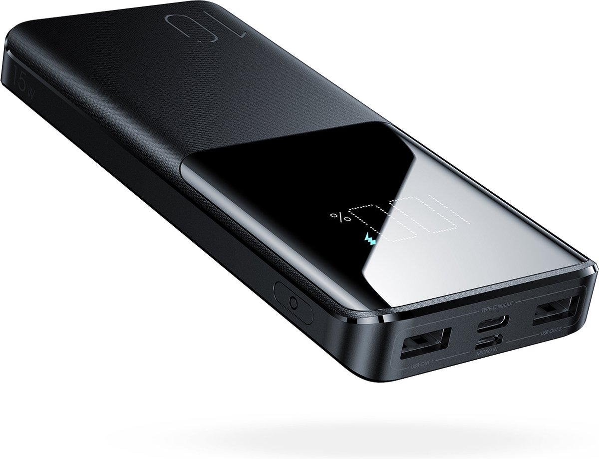 Joyroom Powerbank - Zwart - 15W - 10000mAh