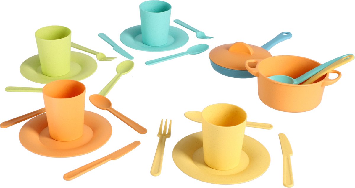 Top1Toys Pannenset Bioplastic 25 Delig