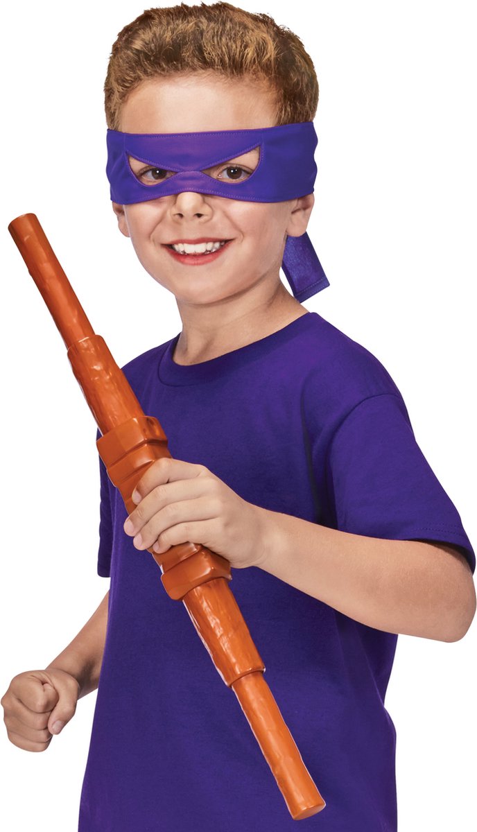 Top1Toys Teenage Mutant Ninja Turtles Movie Donatella Transforming Bo Staff