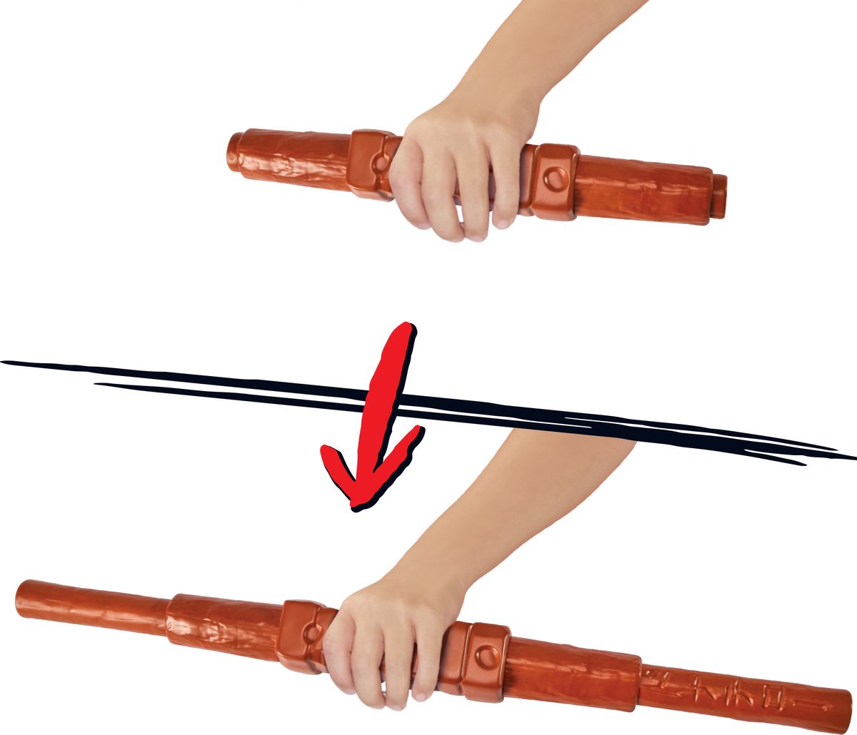 Top1Toys Teenage Mutant Ninja Turtles Movie Donatella Transforming Bo Staff