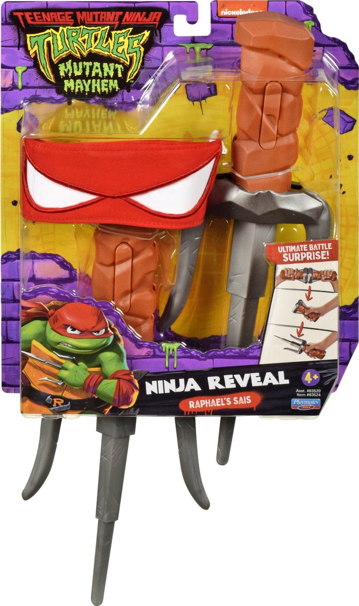 Top1Toys Teenage Mutant Ninja Turtles Raphael Transforming Sai